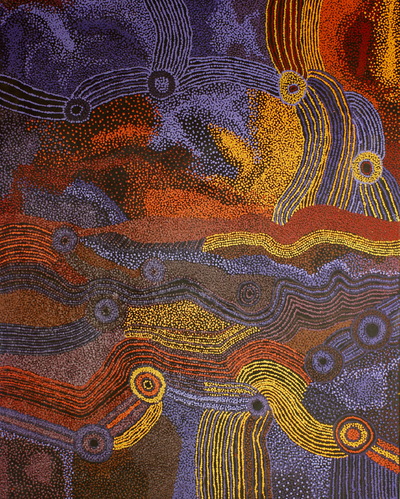Alison Munti Riley: Kapi Tjukula Tjuta – many rock holes 2010
