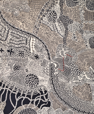 Isobel Gorey Nampitjinpa: Kapi Tjukurrpa (Wasser Dreaming) 2012